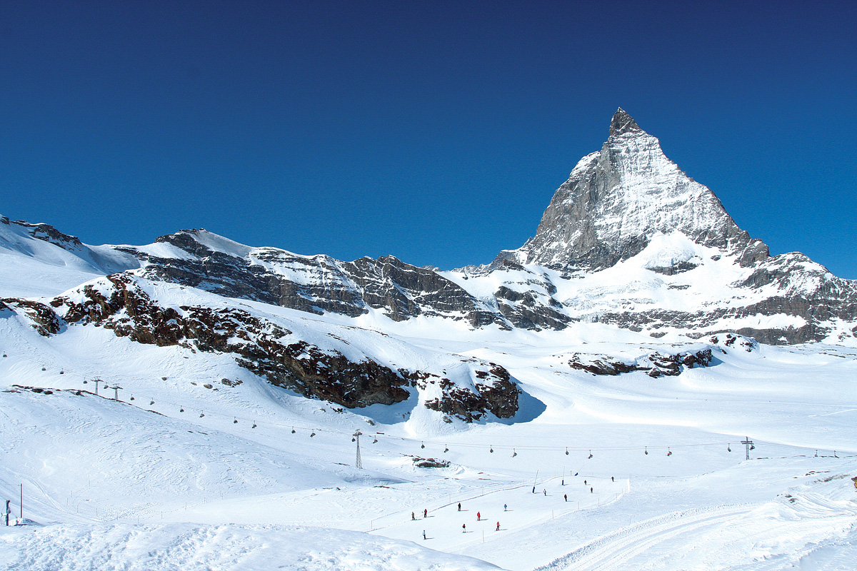 Lyžařské středisko Cervinia